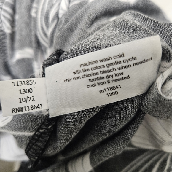 Lane Bryant Wrap-Look Dress Black White Belted Size 18 20 NWT - Picture 6 of 6